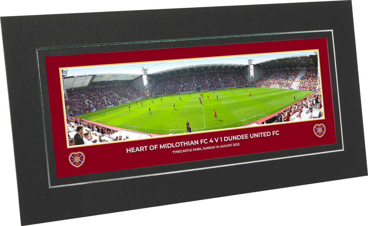 12" X 6"PANORAMIC PHOTOGRAPH IN STRUT MOUNT - Match Image