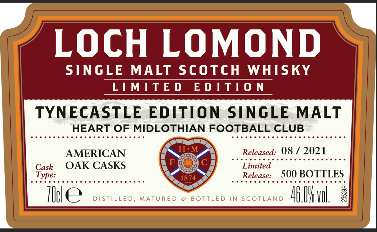 Loch Lomond Tynecastle Park Ltd Ed. Whisky