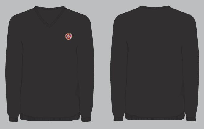  2024 Black V Neck Jumper
