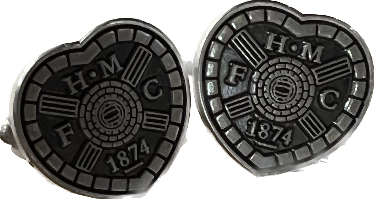  Antique Silver Crest Cufflinks