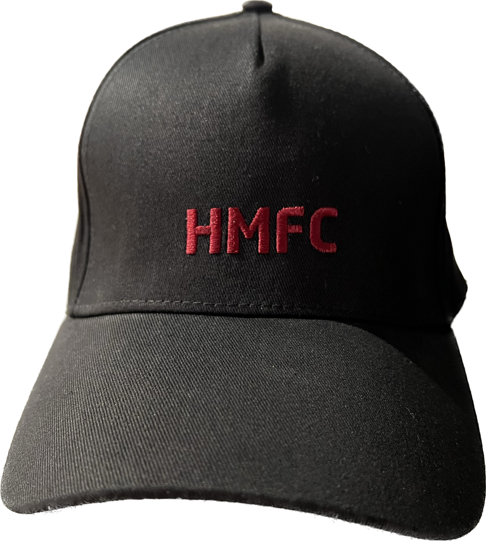  Black Cap With Maroon HMFC Lettering