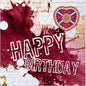  B12 Birthday Card - Splat