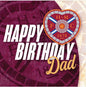  FB01 Family Birthday Crest Card - Dad