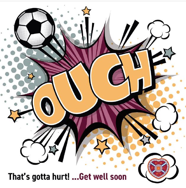  GWS04 Get Well Card - Ouch
