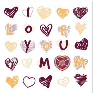  MD05 Mothers Day Card - Love You Mum