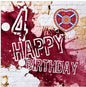  NB4 Age Birthday Splat Card - 4