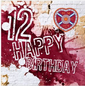  NB12 Age Birthday Splat Card - 12
