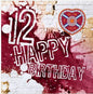  NB12 Age Birthday Splat Card - 12