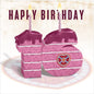  NB25 Age Birthday Cake Card - 16