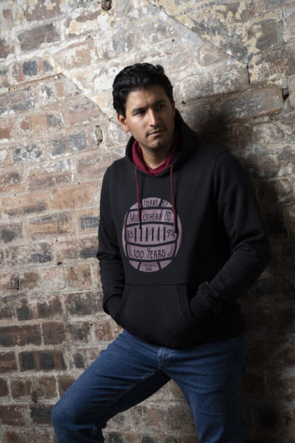  150th Black Retro Ball OH Hoody
