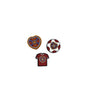  Hearts 3 Pack Shoe Charm