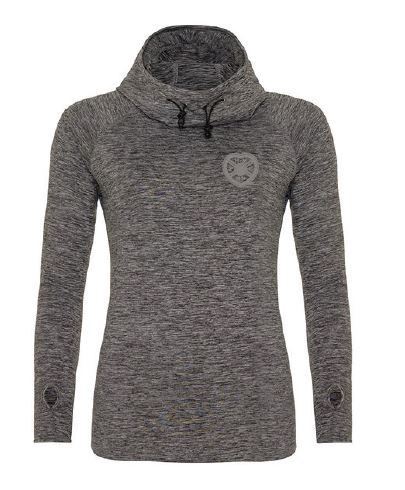  Ladies Clare Hoody (Grey Melange)