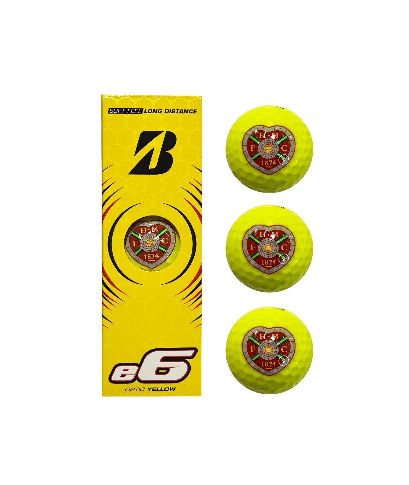  Bridgestone E6 Golf Balls (Yellow)