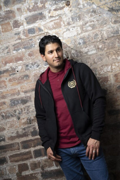  150th Black Full Zip Hoody