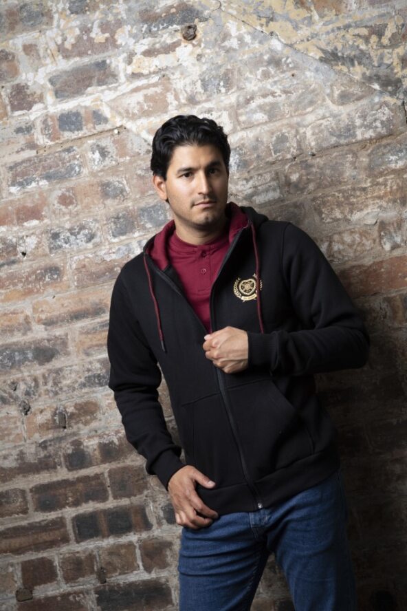  150th Black Full Zip Hoody