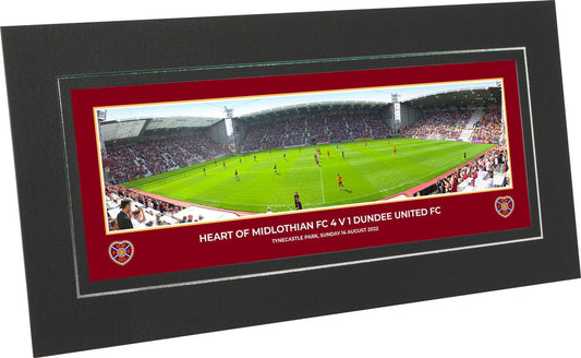  12" X 6"PANORAMIC PHOTOGRAPH IN STRUT MOUNT - Match Image