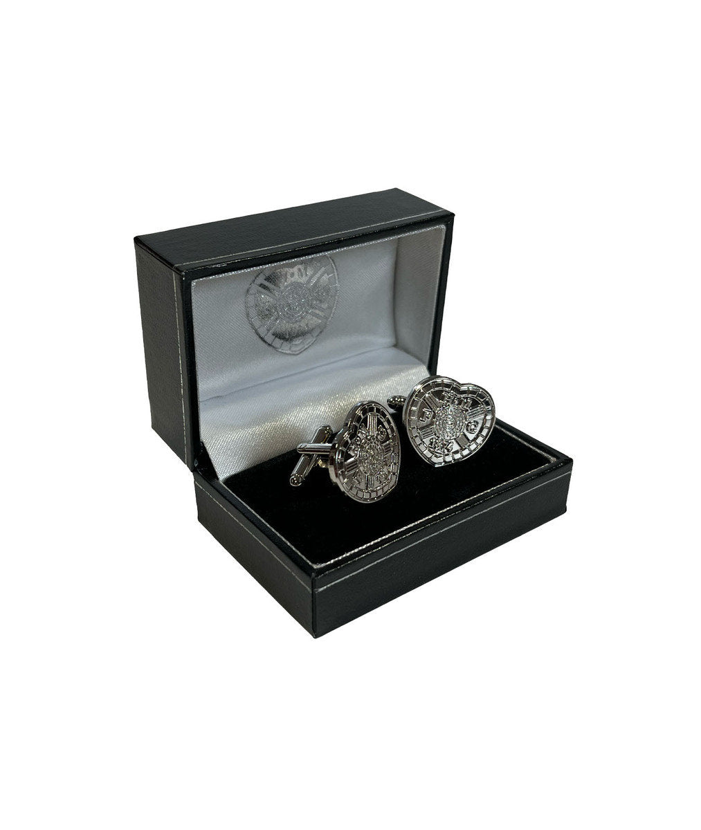  2022 Silver Plated Crest Cufflinks