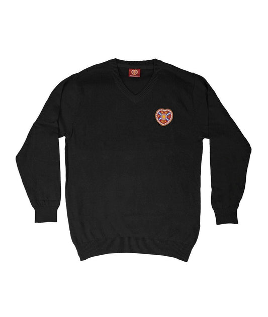  2023 Black V Neck Jumper