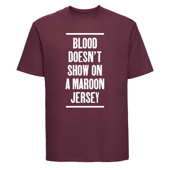  22/23 Maroon T-Shirt - Blood Doesn't Show