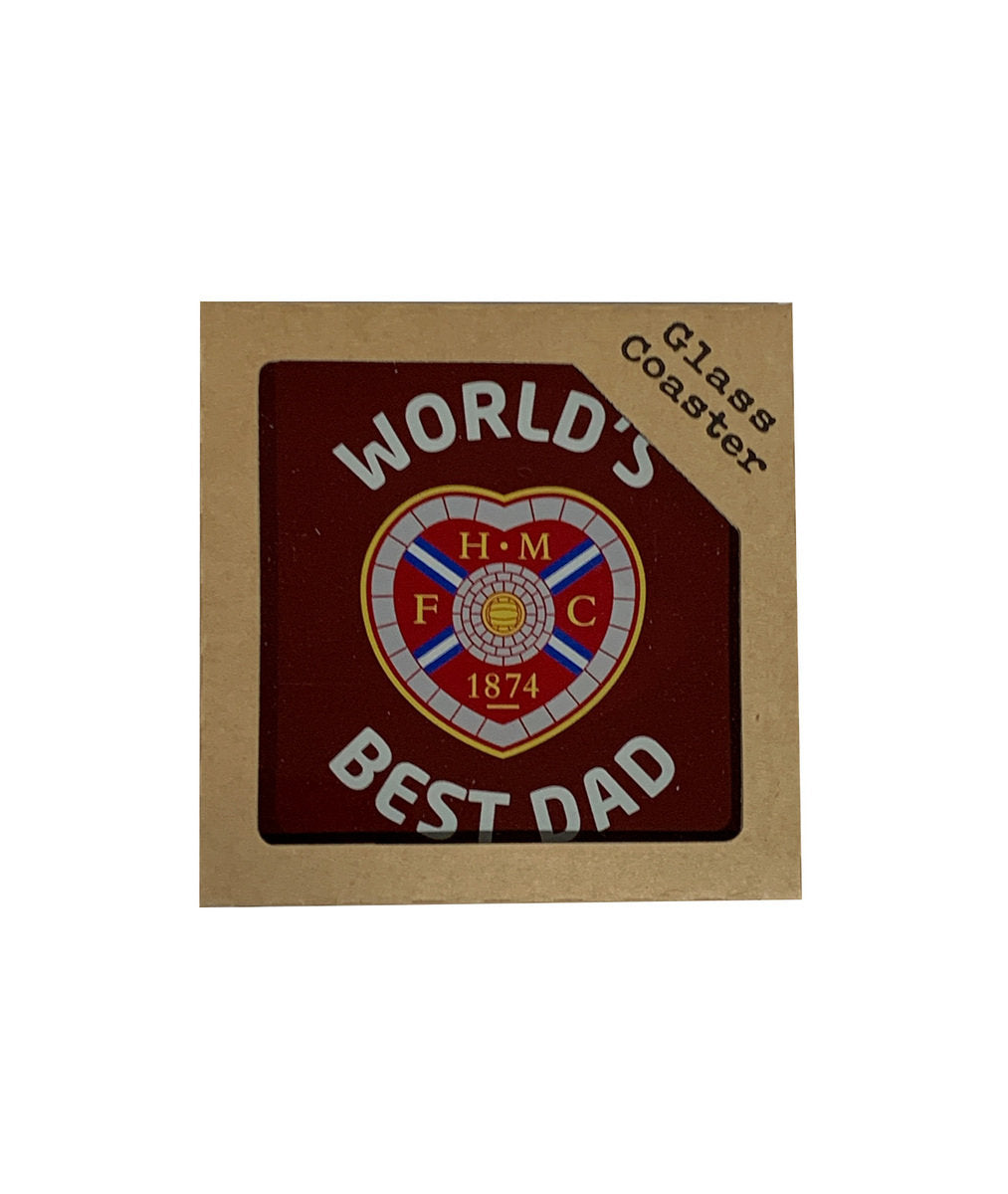  Best Dad Glass Coaster