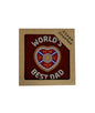  Best Dad Glass Coaster