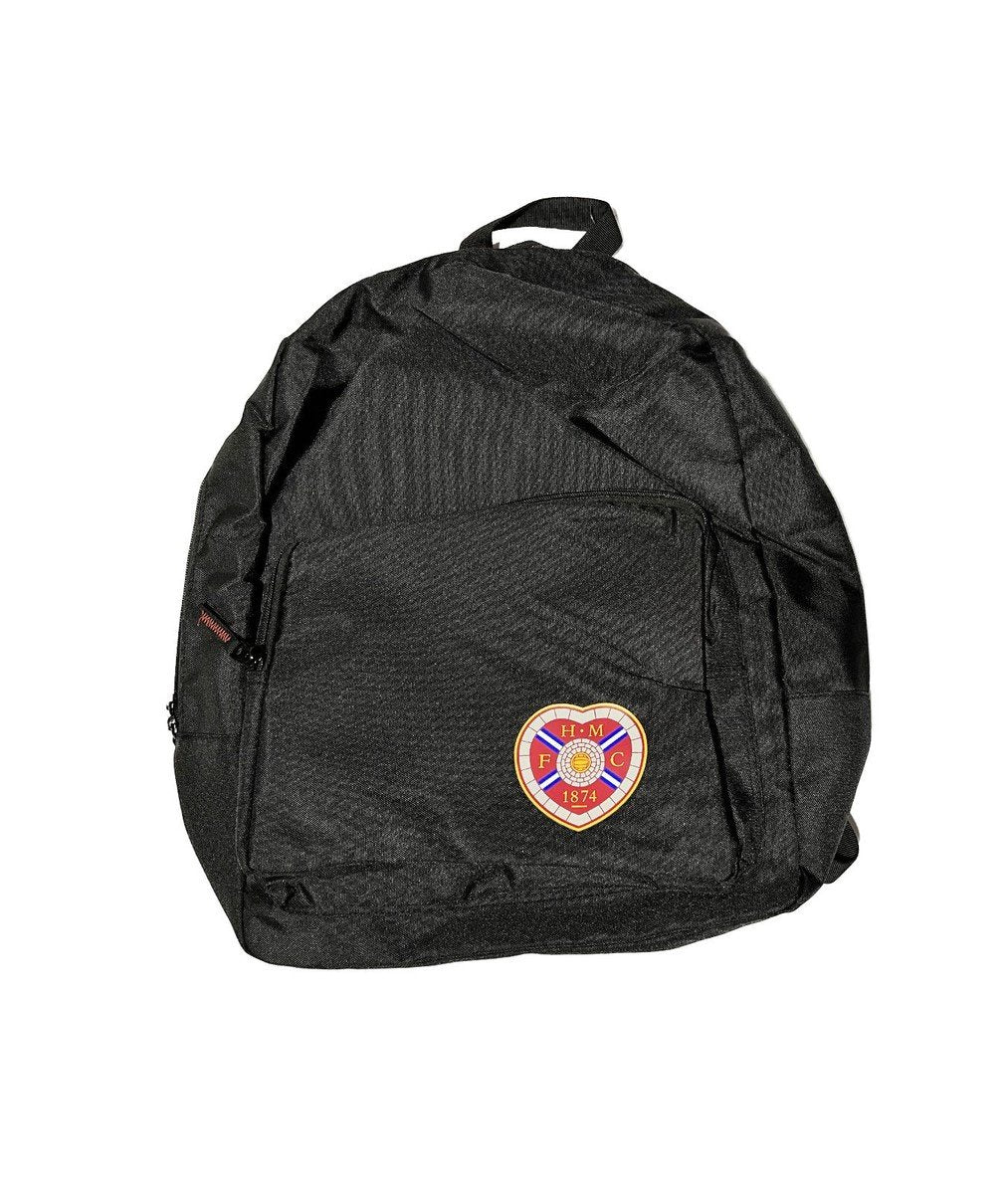  Black Recycled Backpack With Crest