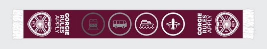  Euro Style Scarf - Gorgie Rules Apply Design