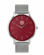  Gents Slim Mesh Silver Watch