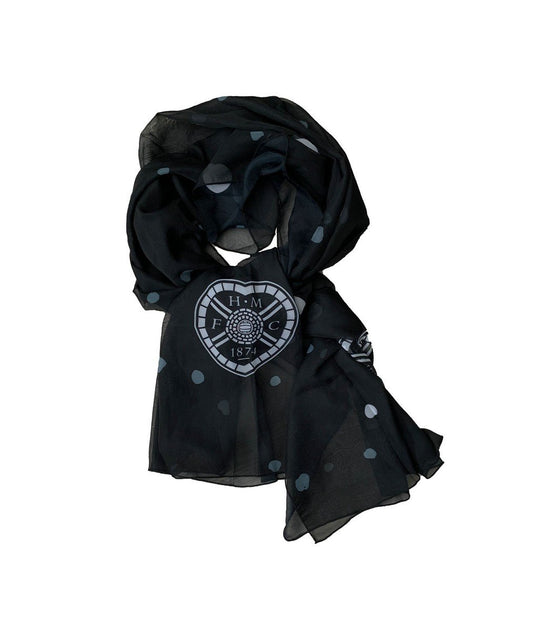  Ladies Chiffon Scarf - Black