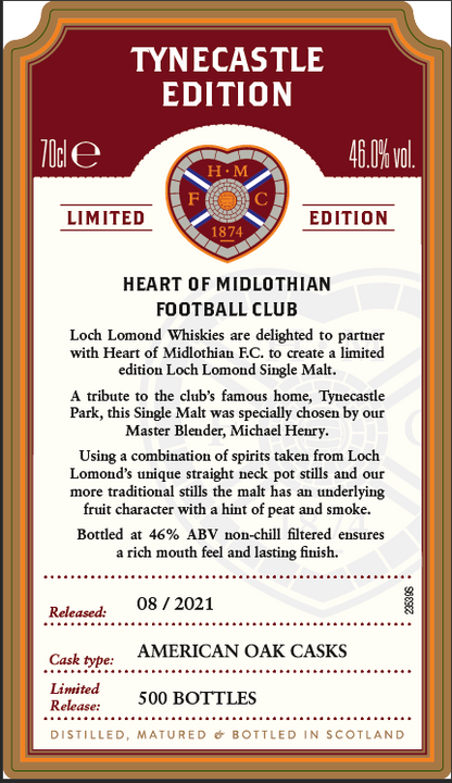  Loch Lomond Tynecastle Park Ltd Ed. Whisky