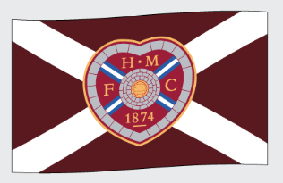  Mega Flag - Saltire/Crest 5ft X 3ft