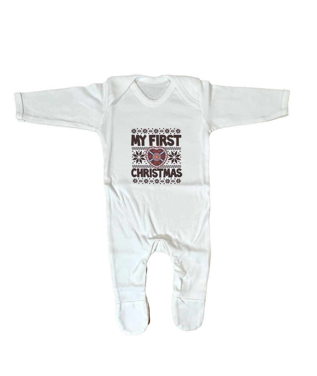  My First Christmas Sleepsuit