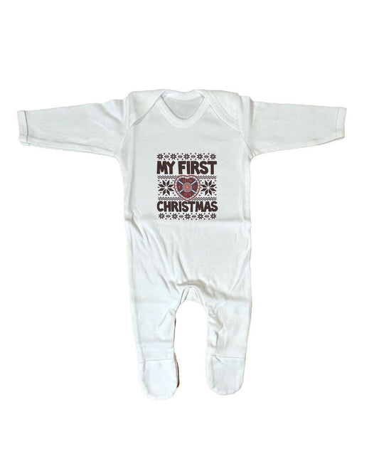  My First Christmas Sleepsuit