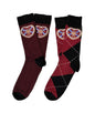  Twin Pack Crested Socks