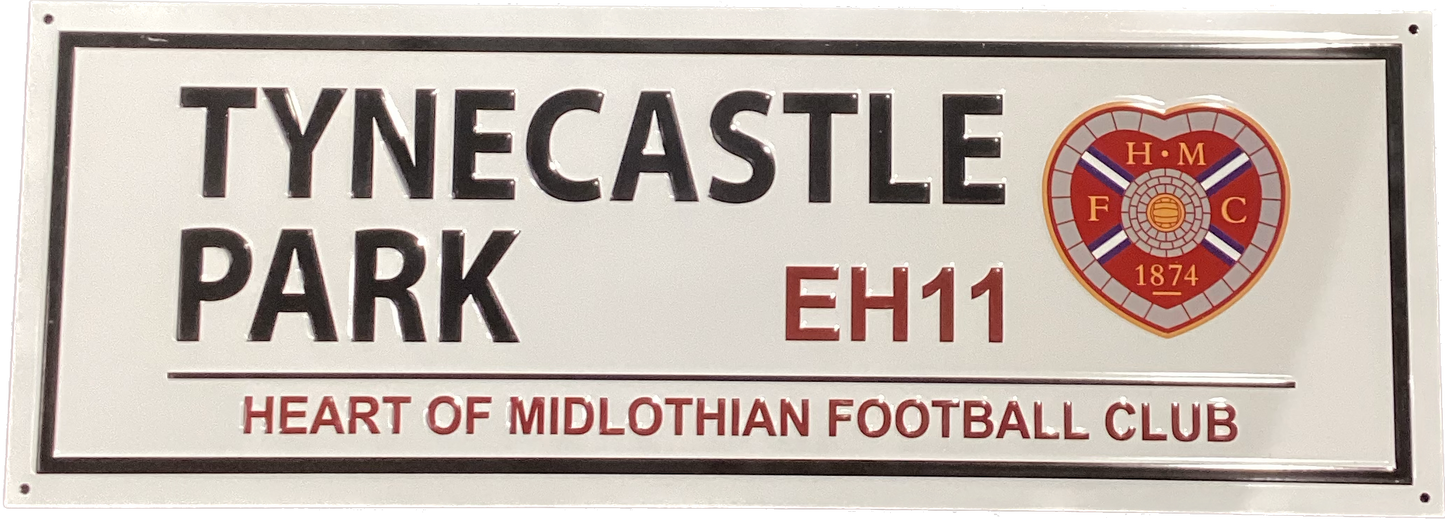  White Metal Street Sign