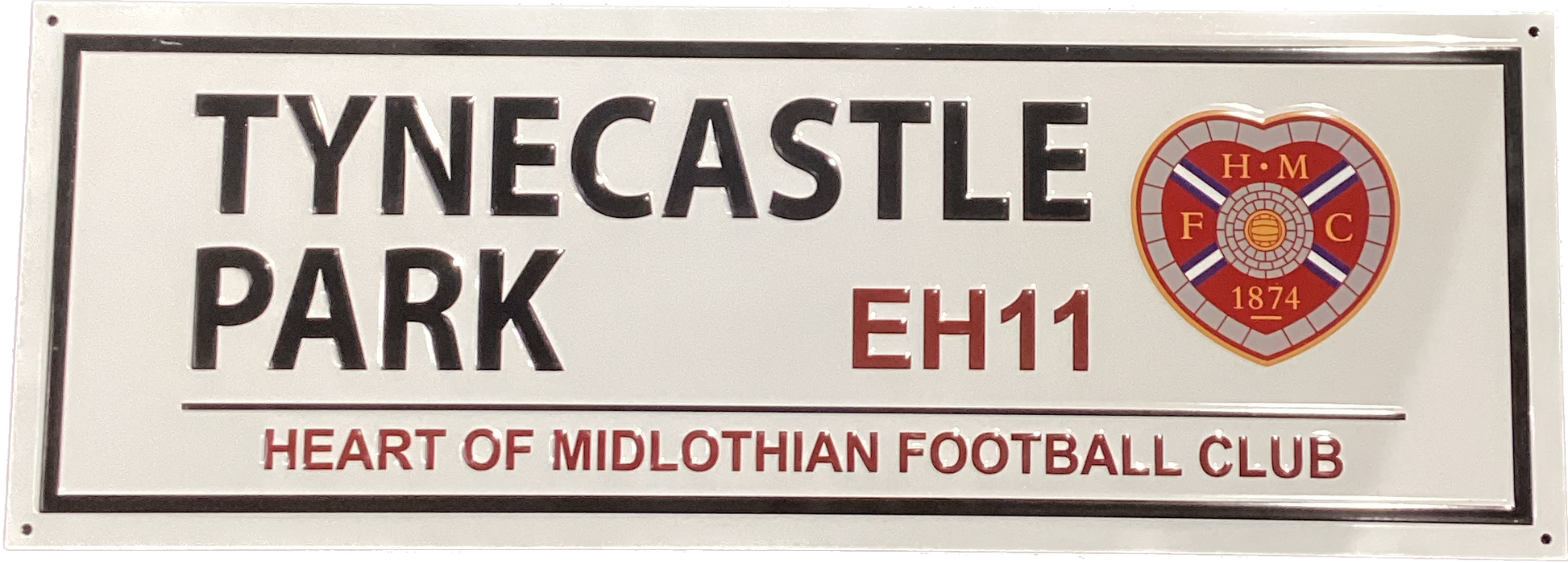  White Metal Street Sign