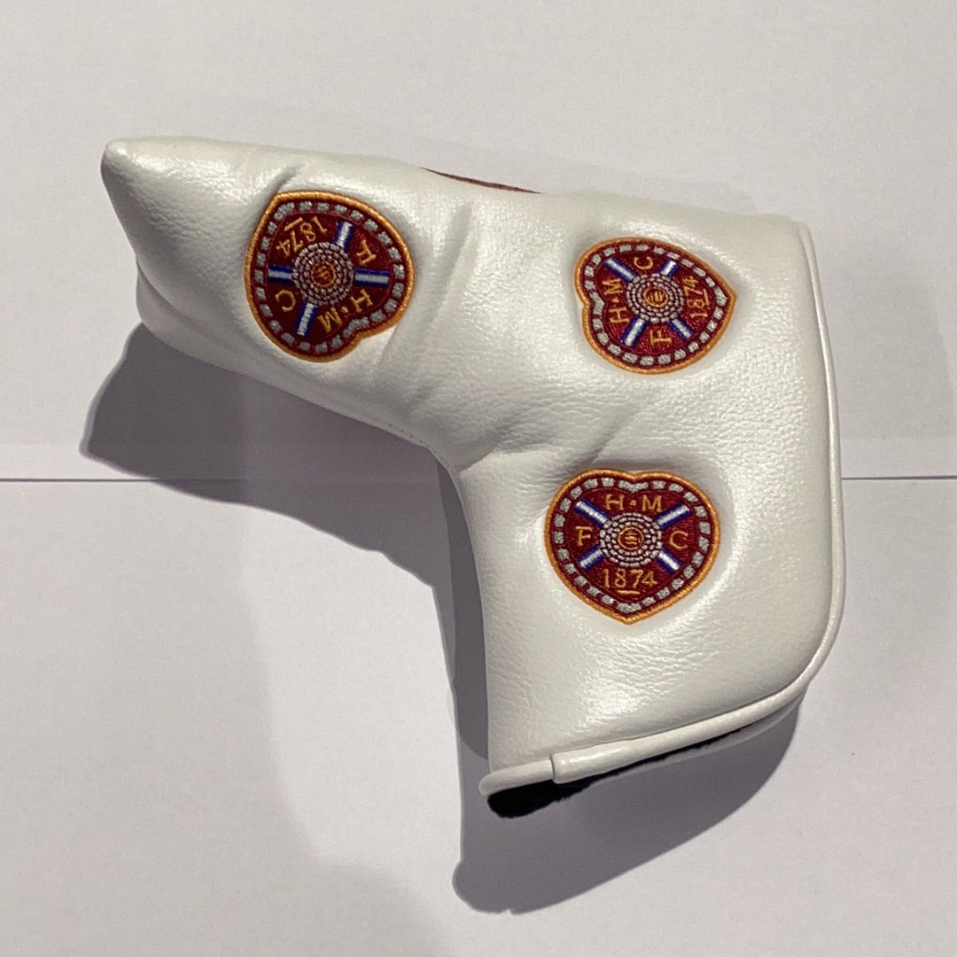  Blade Putter Cover White Multi Crest