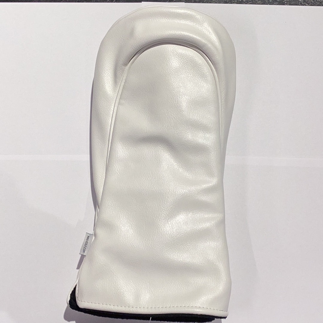  Driver Headcover White Multi Crest