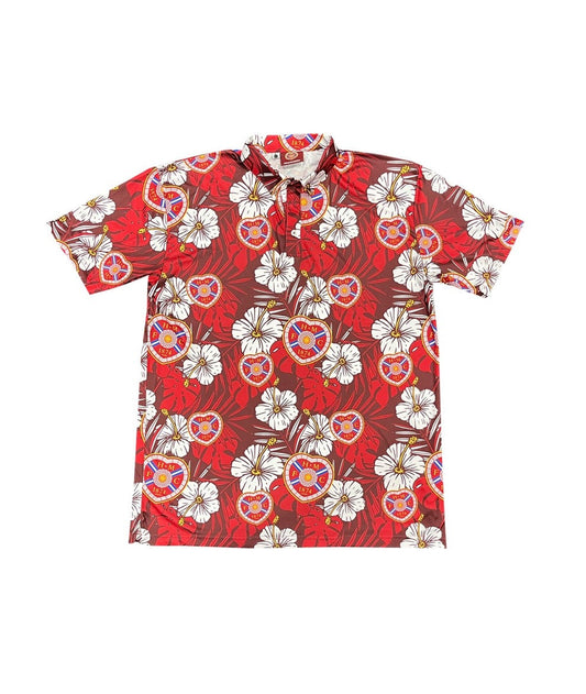 Floral Polo