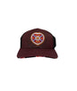  Maroon Trucker Cap With Crest